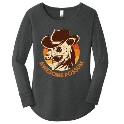 Awesome Possum Women's Perfect Tri Tunic Long Sleeve Shirt