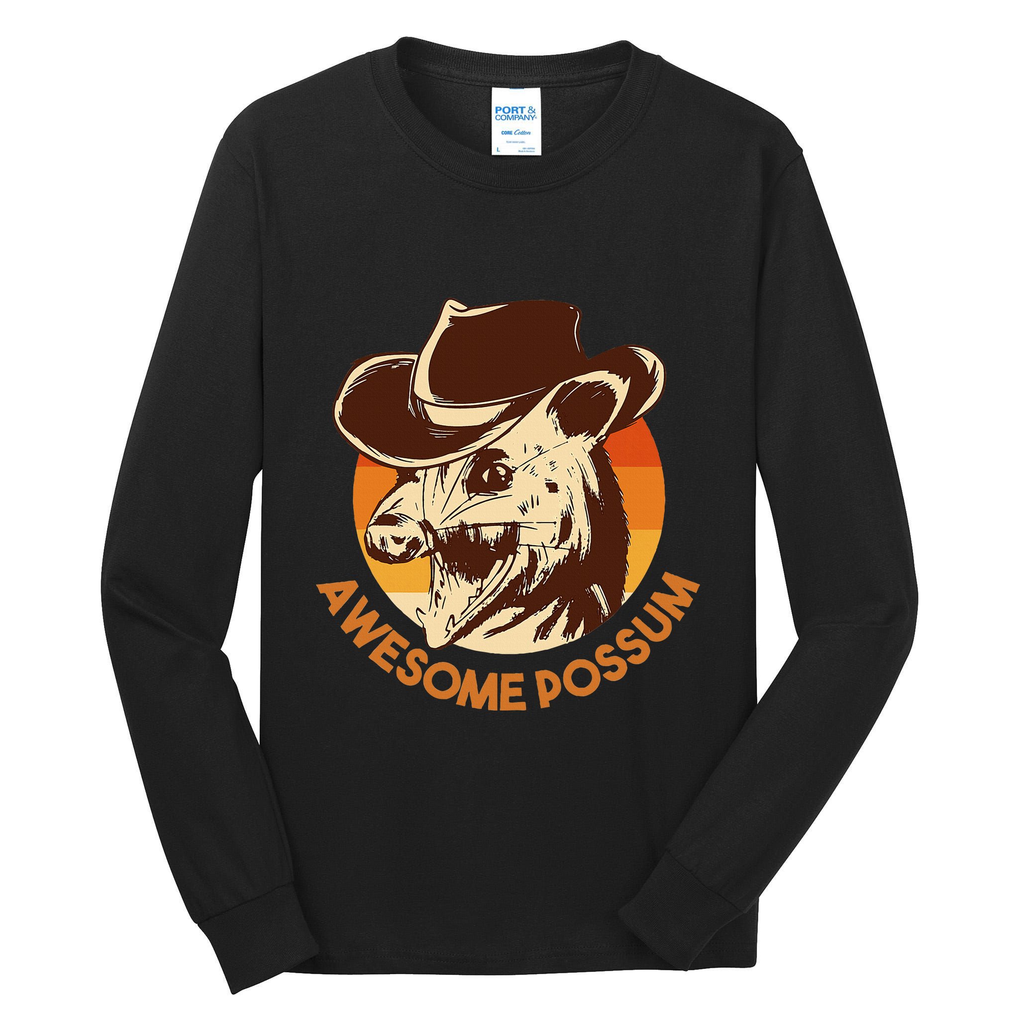 Awesome Possum Tall Long Sleeve T-Shirt