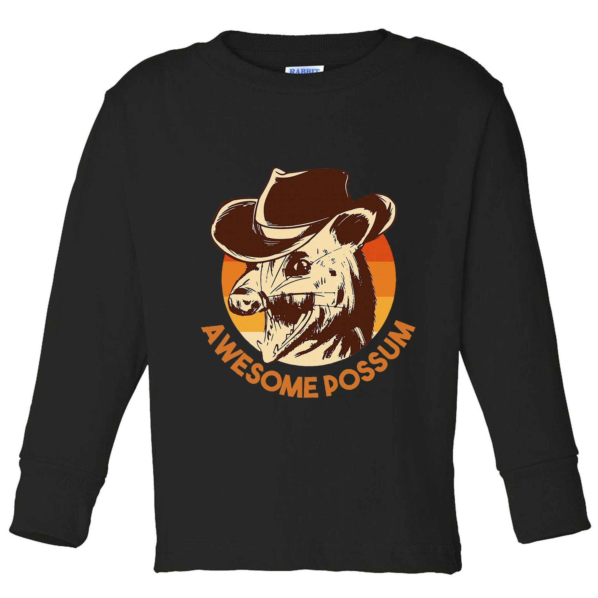 Awesome Possum Toddler Long Sleeve Shirt