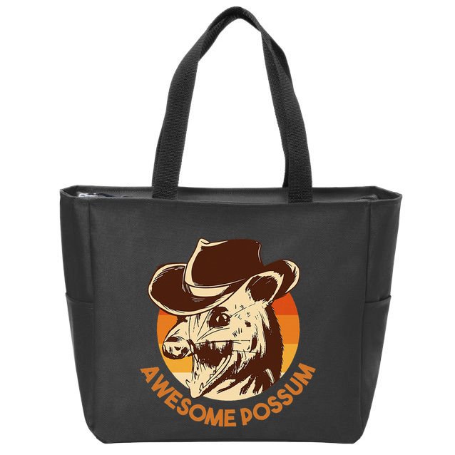 Awesome Possum Zip Tote Bag