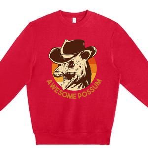 Awesome Possum Premium Crewneck Sweatshirt