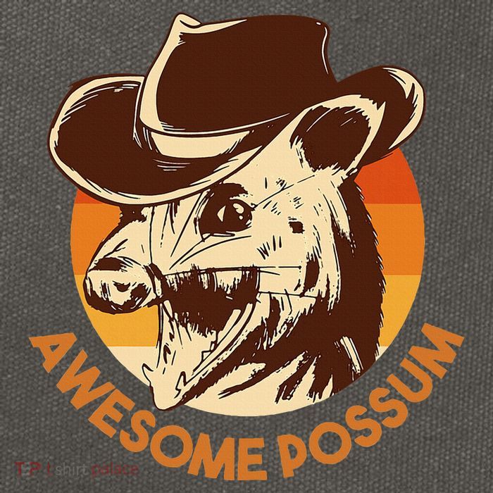 Awesome Possum Cotton Canvas Backpack