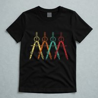 Architect Protractor Architecture Art Architectural T-Shirt