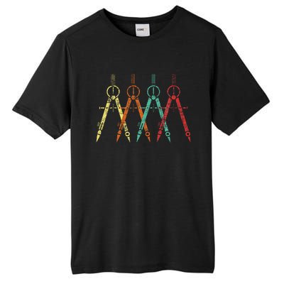 Architect Protractor Architecture Art Architectural Tall Fusion ChromaSoft Performance T-Shirt