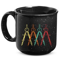 Architect Protractor Architecture Art Architectural 15oz Campfire Ceramic Mug