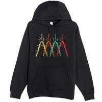 Architect Protractor Architecture Art Architectural Premium Pullover Hoodie
