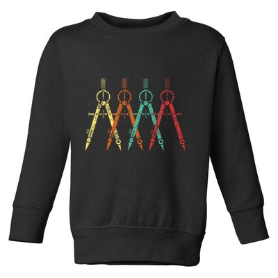 Architect Protractor Architecture Art Architectural Toddler Sweatshirt