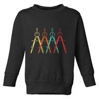Architect Protractor Architecture Art Architectural Toddler Sweatshirt