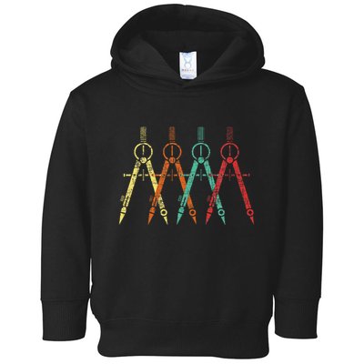 Architect Protractor Architecture Art Architectural Toddler Hoodie