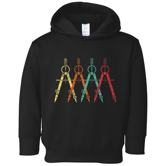 Architect Protractor Architecture Art Architectural Toddler Hoodie