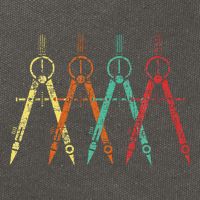 Architect Protractor Architecture Art Architectural Cotton Canvas Backpack