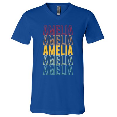 Amelia Pride Amelia Gift V-Neck T-Shirt