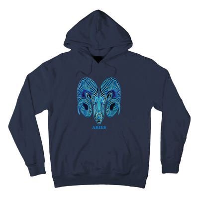 Aries Personality Astrology Zodiac Sign Horoscope Design Tall Hoodie