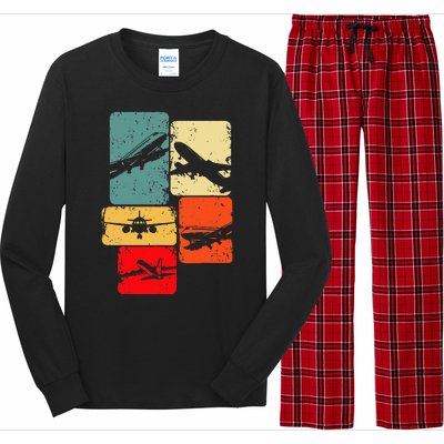 Airplane Pilot Long Sleeve Pajama Set