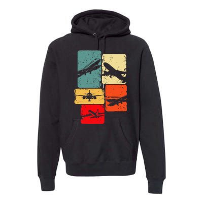 Airplane Pilot Premium Hoodie