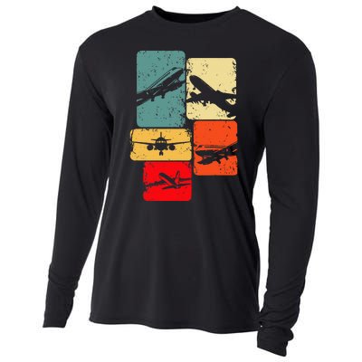 Airplane Pilot Cooling Performance Long Sleeve Crew