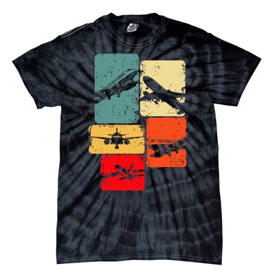 Airplane Pilot Tie-Dye T-Shirt