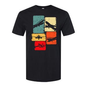 Airplane Pilot Softstyle CVC T-Shirt