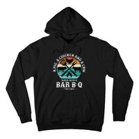 A Pig A Chicken And A Cow Walk into a Bar B Q Funny BBQ Joke Hoodie