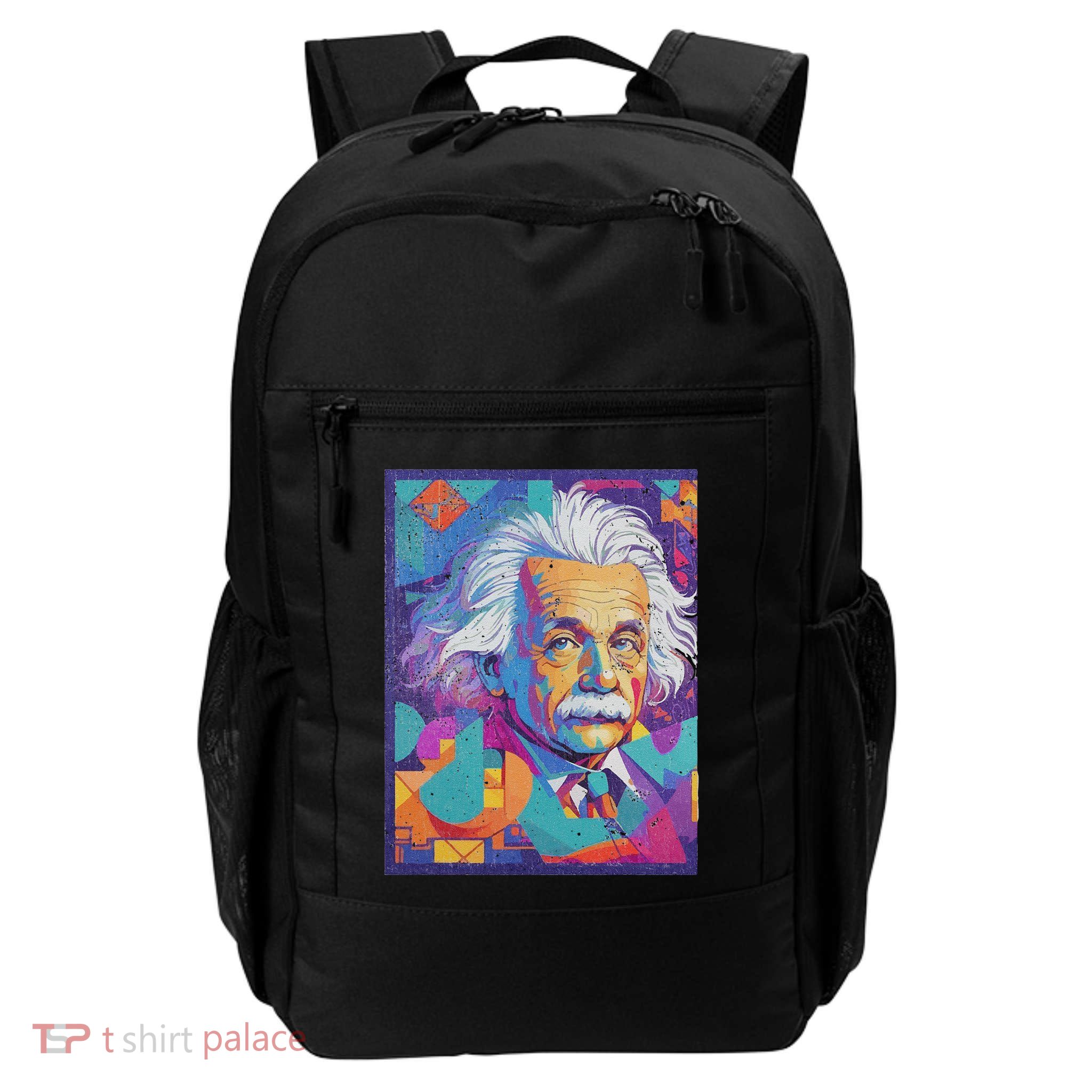 Albert Pop Art Portrait Daily Commute Backpack