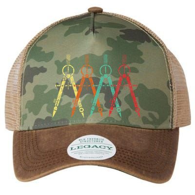 Architect Protractor Architecture Art Architectural Legacy Tie Dye Trucker Hat