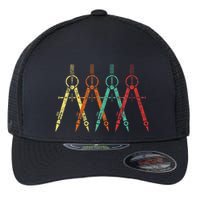 Architect Protractor Architecture Art Architectural Flexfit Unipanel Trucker Cap