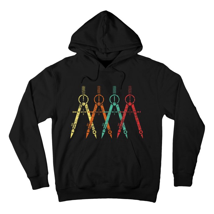 Architect Protractor Architecture Art Architectural Hoodie