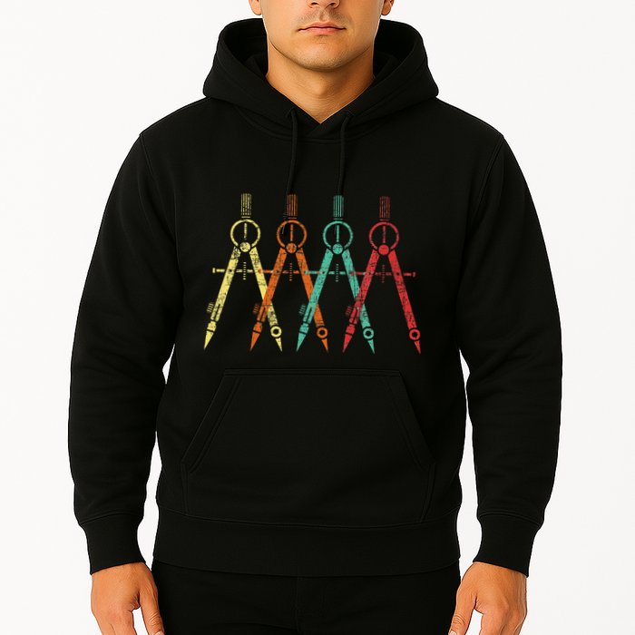 Architect Protractor Architecture Art Architectural Hoodie
