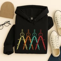 Architect Protractor Architecture Art Architectural Hoodie