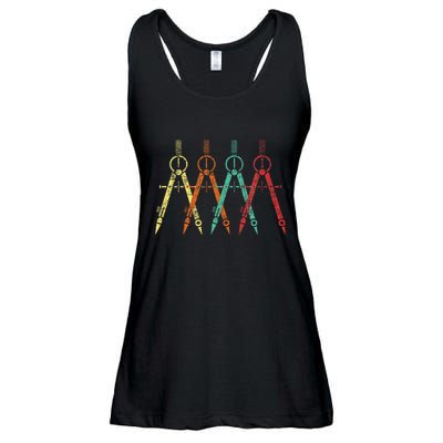 Architect Protractor Architecture Art Architectural Ladies Essential Flowy Tank