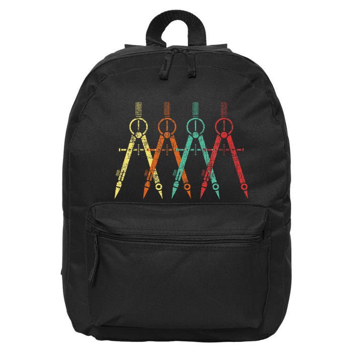 Architect Protractor Architecture Art Architectural 16 in Basic Backpack