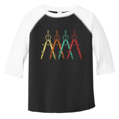 Architect Protractor Architecture Art Architectural Toddler Fine Jersey T-Shirt