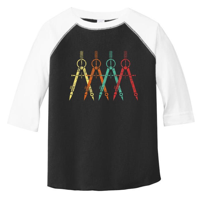 Architect Protractor Architecture Art Architectural Toddler Fine Jersey T-Shirt