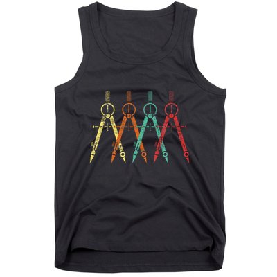 Architect Protractor Architecture Art Architectural Tank Top