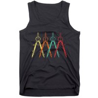 Architect Protractor Architecture Art Architectural Tank Top
