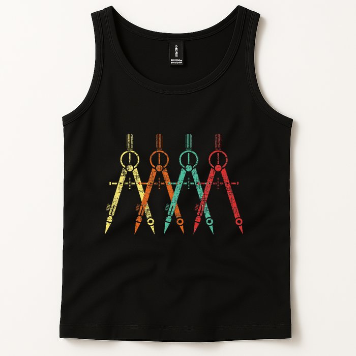 Architect Protractor Architecture Art Architectural Tank Top