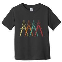 Architect Protractor Architecture Art Architectural Toddler T-Shirt