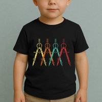 Architect Protractor Architecture Art Architectural Toddler T-Shirt
