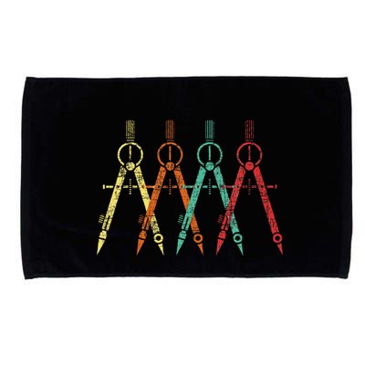 Architect Protractor Architecture Art Architectural Microfiber Hand Towel
