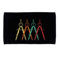 Architect Protractor Architecture Art Architectural Microfiber Hand Towel