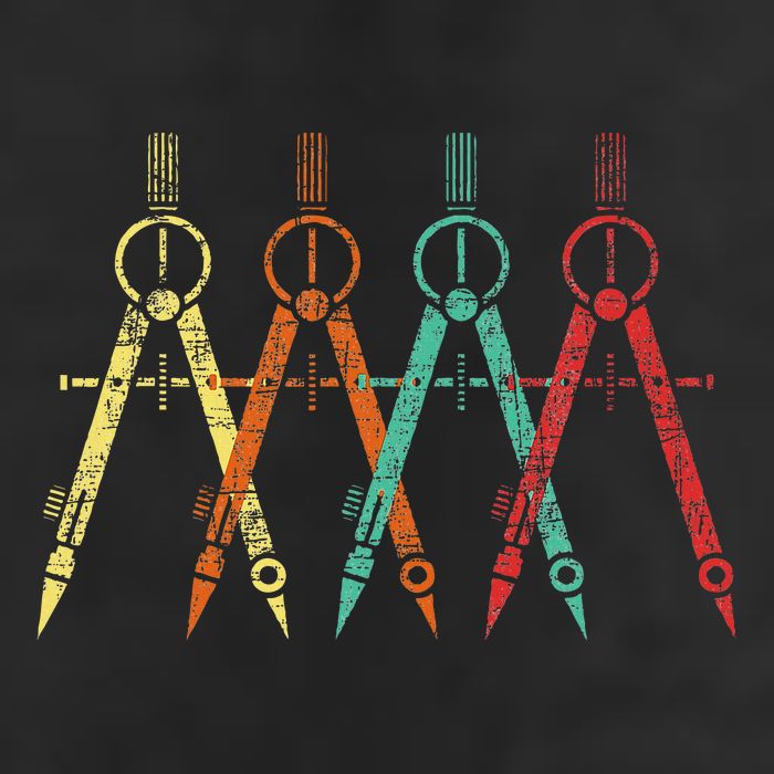 Architect Protractor Architecture Art Architectural Microfiber Hand Towel