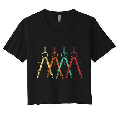 Architect Protractor Architecture Art Architectural Crop Top