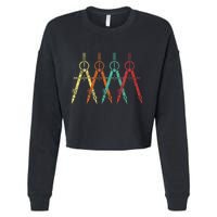 Architect Protractor Architecture Art Architectural Cropped Pullover Crew