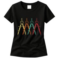 Architect Protractor Architecture Art Architectural Womens T-Shirt
