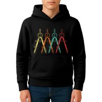 Architect Protractor Architecture Art Architectural Kids Hoodie