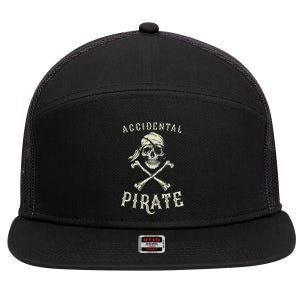 Accidental Pirate Ampu 7 Panel Mesh Trucker Snapback Hat