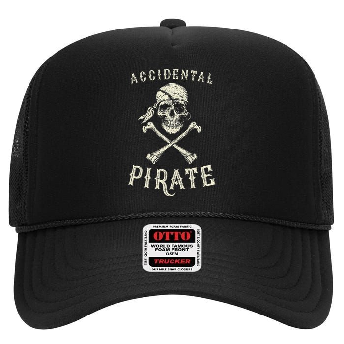 Accidental Pirate Ampu High Crown Mesh Back Trucker Hat