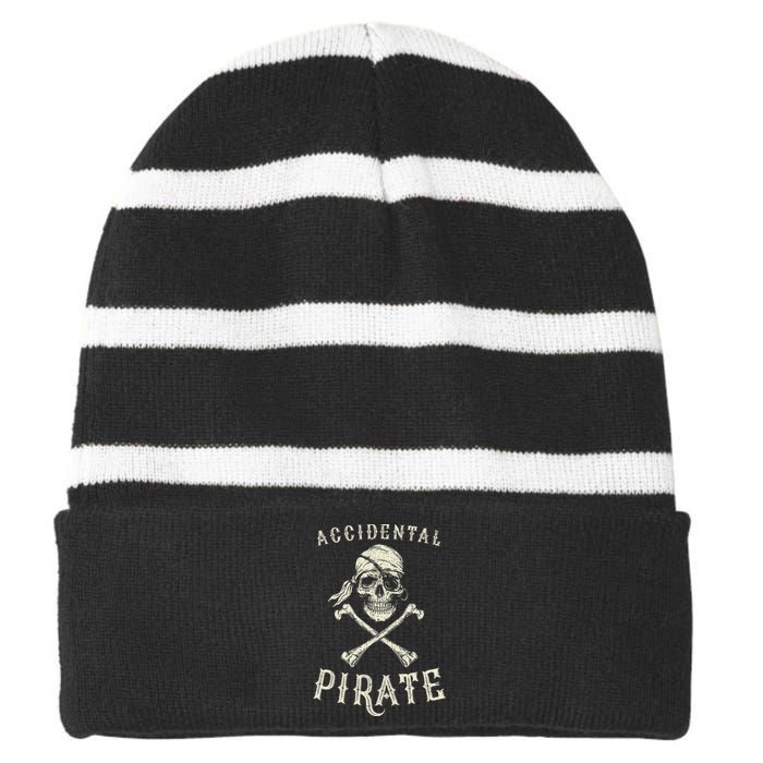 Accidental Pirate Ampu Striped Beanie with Solid Band