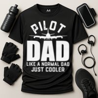 Aircraft Pilot Cooling Performance Crew T-Shirt