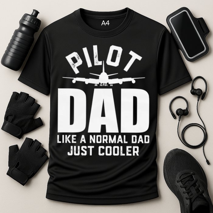 Aircraft Pilot Cooling Performance Crew T-Shirt